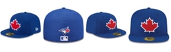 New Era Men's Royal Toronto Blue Jays Alternate Authentic Collection On Field 59FIFTY Fitted Hat